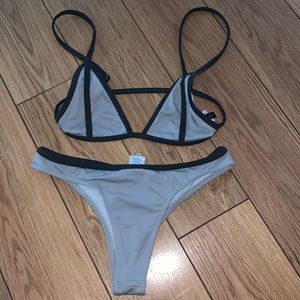 Mintswim Gray Bikini size medium